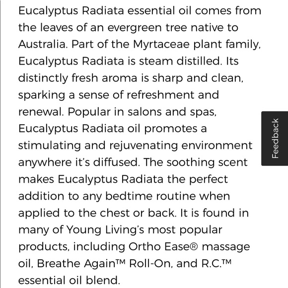NEW SEALED 15 ml Eucalyptus Radiata Essential Oil - Picture 6 of 6